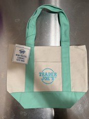 Trader Joe’s Mini Pastel Canvas Tote Bag Set, Multicolor, Small – Very popular!