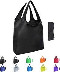 10 Pack Large Foldable Reusable Shopping Bags with Handles Assorted Colors