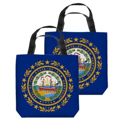 New Hampshire Flag Tote Bag – 3 Sizes