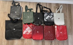 Lululemon Reusable Shopping Tote Bags 9 small 1 large