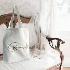 LADY & HOME 6pcs Bachelorette Party Tote BagBride Team Tote Bag Bridesmaid Co…