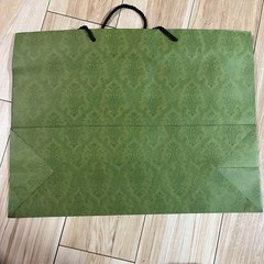 Gucci 7pcs Authentic Shopping Empty Paper Gift Tote Bags Green Black Small Large