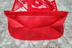 Lululemon Red White Small Reusable Shopping Logo Gift Bag Gift Tote – EUC