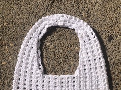 White Mesh Tote Bag