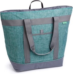 Jumbo Insulated Cooler Bag (Green) with HD Thermal Insulation – , Collapsible