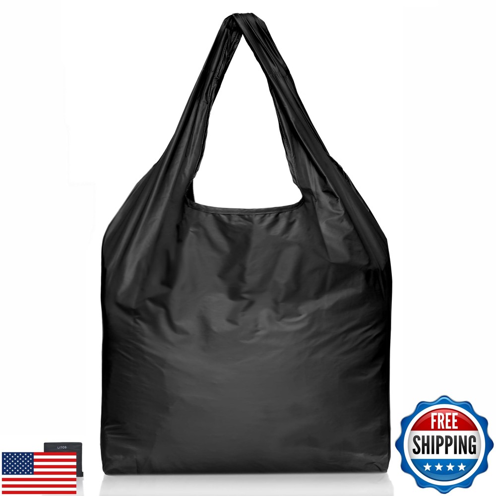 SYZY Pocket-Size Foldable XL Shopping Bag – Holds 70 lbs, Durable and Ultra-L