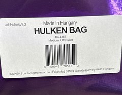 HULKEN – Medium, Ultraviolet Reusable Bag on Wheels, Shopping Trolley NEW PURPLE
