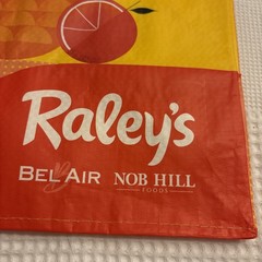Earthwise Raley’s BelAir Nob Hill Reusable Shopping Bag Tote Eco Friendly NWT