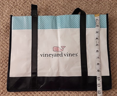 VINEYARD VINES Whale Logo Reusable Shopping/Beach & Lunch/Gym Tote Bag Set