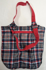California Innovations Folding Insulated Market Tote 3 Pack Stars Stripes Plaid