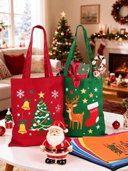 Canvas Tote Bag Bulk 24 Pack Colored Canvas Bag for Gift, 13×15 Inches 12oz H…
