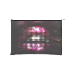 iapodiad Makeup Bag for Women Lips Illustration One Size,