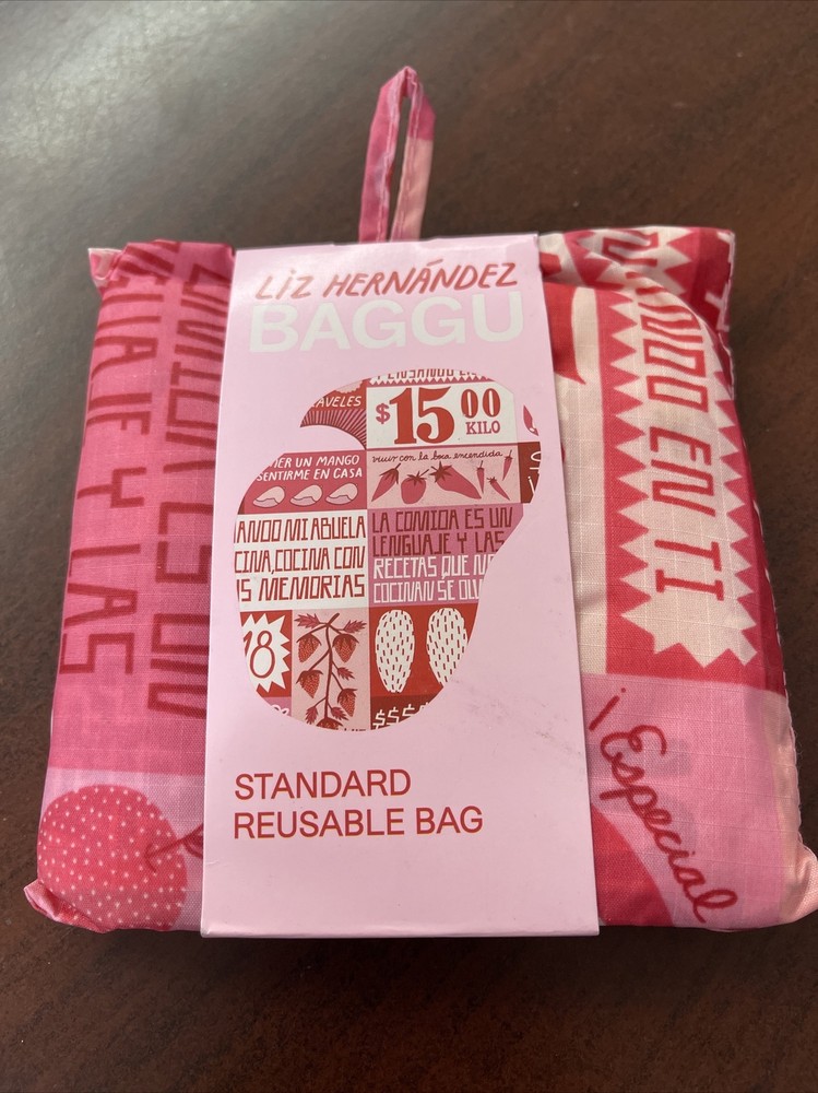 Baggu Mercado Standard Reuseable Bag Baggu Liz Hernandez NWT