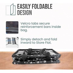 Extra Large Utility Tote Bag – Oversized Collapsible Tote with Wire Frame, Du…