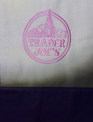 Trader Joe’s Reusable Large Canvas Tote Bag – Lavender Purple – Limited Edition