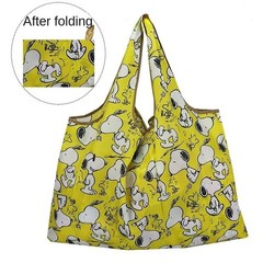 Snoopy Foldable Shopping Bag – Large, Reusable, Waterproof Tote