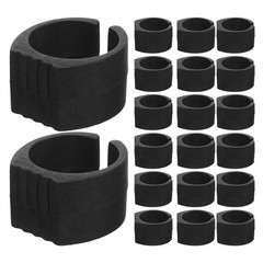 20 Pcs Non-slip Furniture Rail Pads Grocery Cart Parts Folding Open Feet Caps