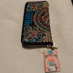 New Cirque Du Soleil – Luzia – Small colorful embroidered clutch, purse-8x4x1