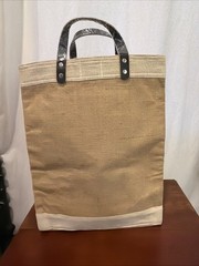 💥Santa Barbara Design Studio Farmer Market Burlap Re~Use Liner💥Large Shopper🌟