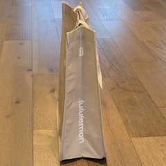 Lululemon Large Reusable Shopping Tote Lunch Bag ❤️ Tan Beige Ivory ❤️ NEW!*