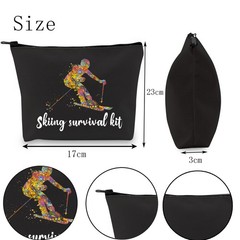 POFULL Skiing Bag – Team Gifts and Survival Kit for Ski Black