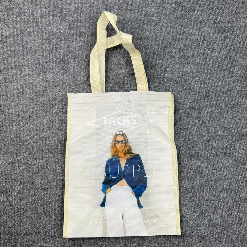 Jacks Surfboards Reusable Shopping Tote Bag Huntington Beach CA Promo Gift