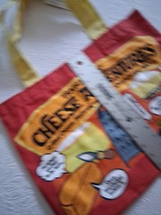 Trader Joe’s Cheese Adventures/Experience reusable canvas tote NEW with tags