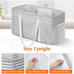 Large Eco-Friendly Foldable Tote Bag Waterproof Multi-Purpose Grocery Laundry US