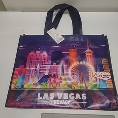 Daiso Japan LAS VEGAS Nevada Reusable Grocery Shopping Tote Bag 15x12x8″ NWT