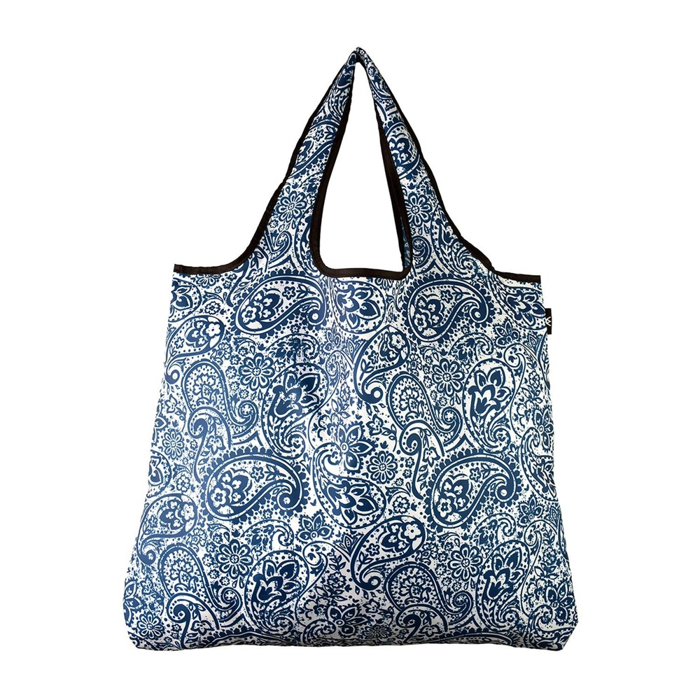 YaYbag JUMBO Reusable Shopping & Grocery Bags, Foldable Heavy Duty Paisley, 55 l