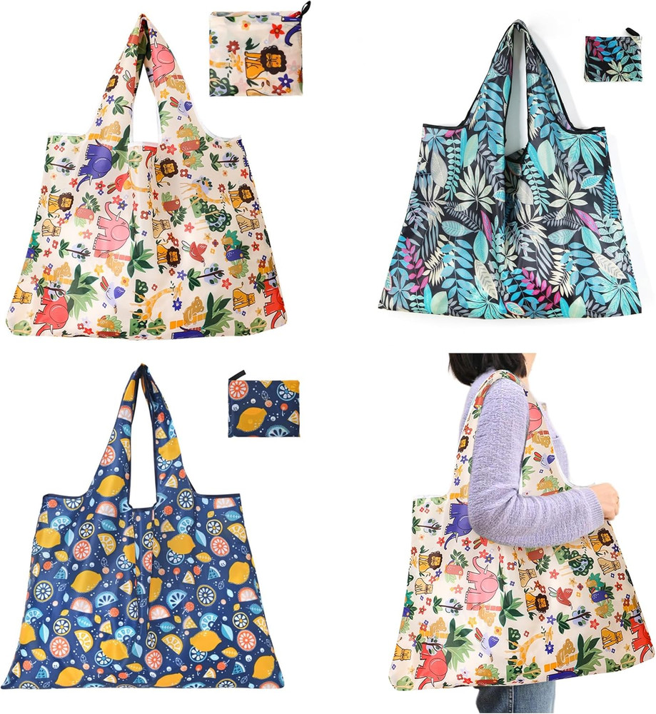 Extra Large 50lbs Foldable Reusable Shopping Bags kitchen reusable grocery bags