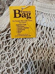 2 Reusable Cotton Mesh Farmer’s Market Bags Fresco