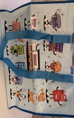 Costco KeepCool Reusable Kirkland Pizza Character V2 Tote Bag HENRY 4 pack New