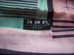 Envirosax Reusable Shopping Bag Double Handle Rolls Up and Snaps Closed