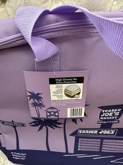 Trader Joe’s NEW SPRING 2026 PURPLE RAIN Large 8Gal Insulated Bag LIMITED NWT