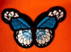Trader Joe’s One Mini Bag Embroidery 2 Pretty Butterfly 🦋 4 Honeybee 🐝