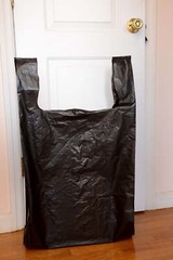 Plastic Black Jumbo T-Shirt Shopping Grocery Bags Multi Purpose 18″ x 8″ x 32″