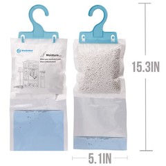 Wisesorb Moisture Absorber Packets with Plastic Case & 4 Piece Set, Blue