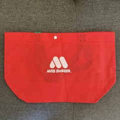 [2 pk] Christmas Gift Reusable Eco-Friendly Shopping Tote Bag | MOS Burger