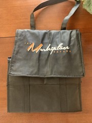 Tote Bag Reusable Shopping Grocery Box Foldable Black 12″ x 9″ x 13″