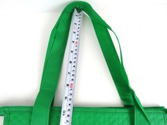INSULATED Reusable Large Cooler Shopping Tote Green SRF Logo Seasonal Holiday