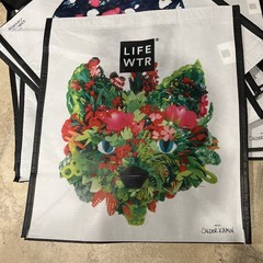 Mix NEW Lot of 10 LIFE WTR Reusable Tote Shopping Bags MED 16×13.5 WTD PROOF BAG