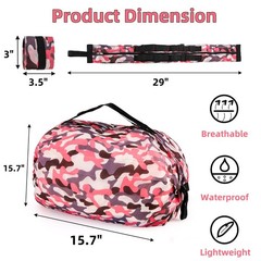 6 Pack Foldable Bag with Zipper, Reusable Shopping Bags, Large Capacity Groce…