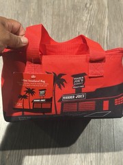 Trader Joe’s Red Mini Insulated Cooler Bag NWT Reusable
