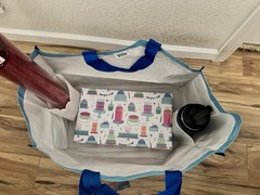 2 COSTCO ECO Friendly 1 RED + 1 BLUE REUSABLE BAG 20″ x 14″ x 11″ RARE COLLECTOR