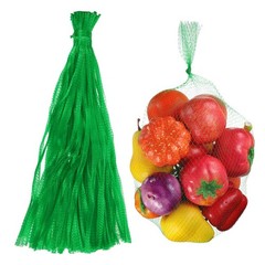 100Pcs Reusable Mesh Produce Bags, 23.6 Inches Hatching Bags, Green