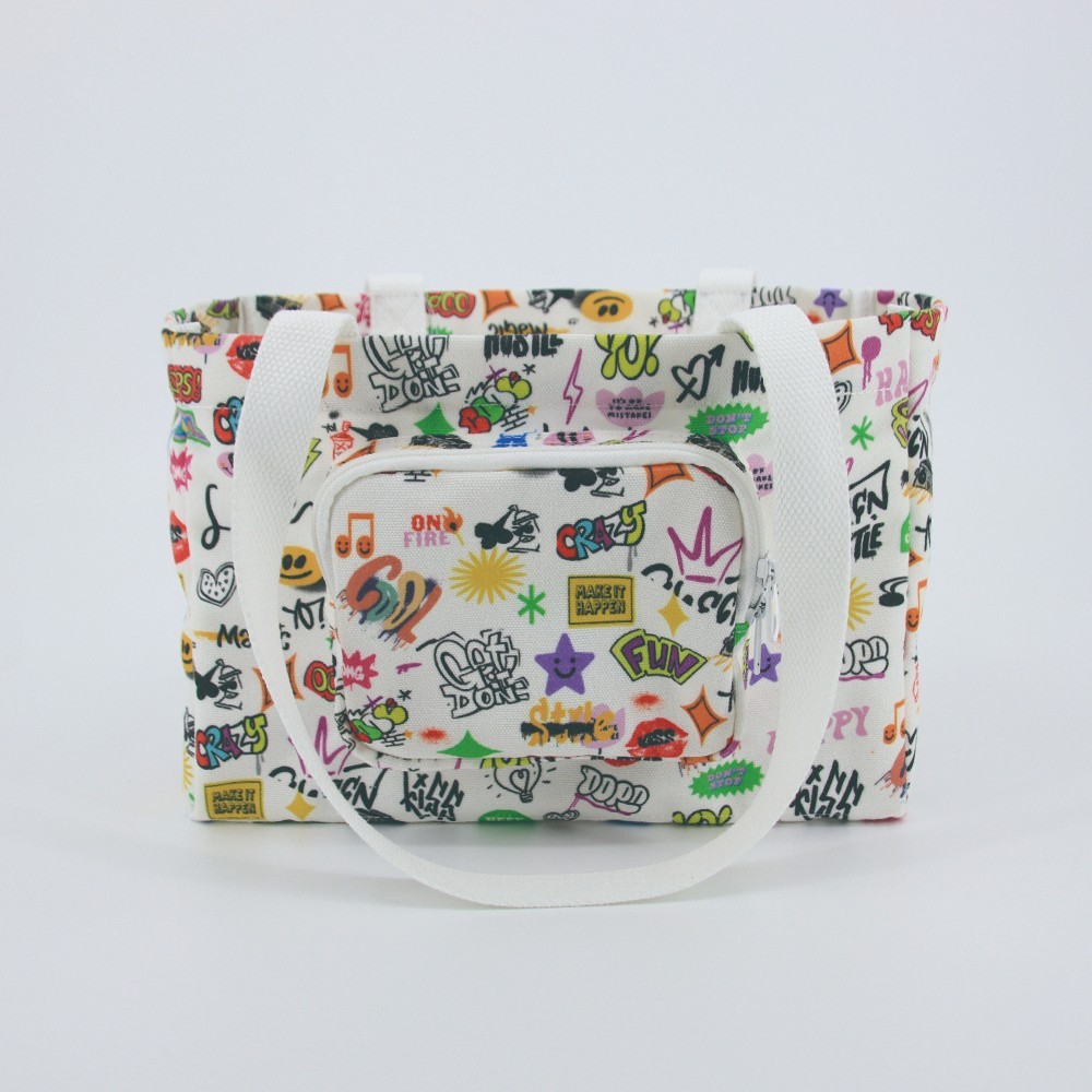 Reusable Canvas Tote Bag Small | 14 oz Heavy-Duty | Eco-Friendly Grocery Bag