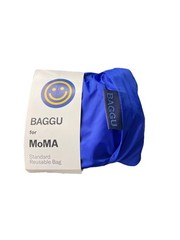 Baggu Standard Size Tote In Blue Cobalt For Moma Rare Machine Wash H96