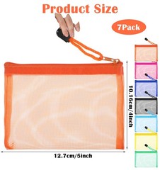 ValueBargain 7Pcs Small Blue, Black, Green, Orange, Rose, Yellow, Sky Blue