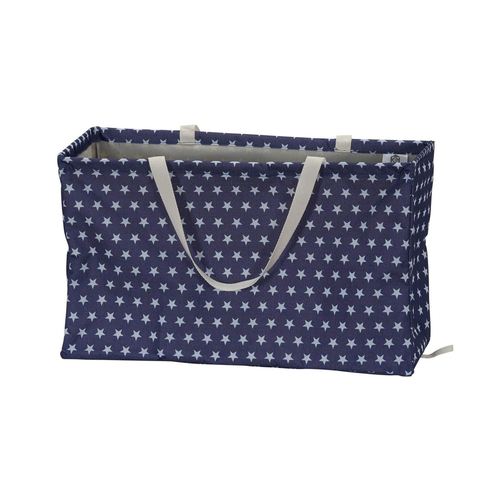 Blue with White Stars Krush Container All-Purpose Utility Tote